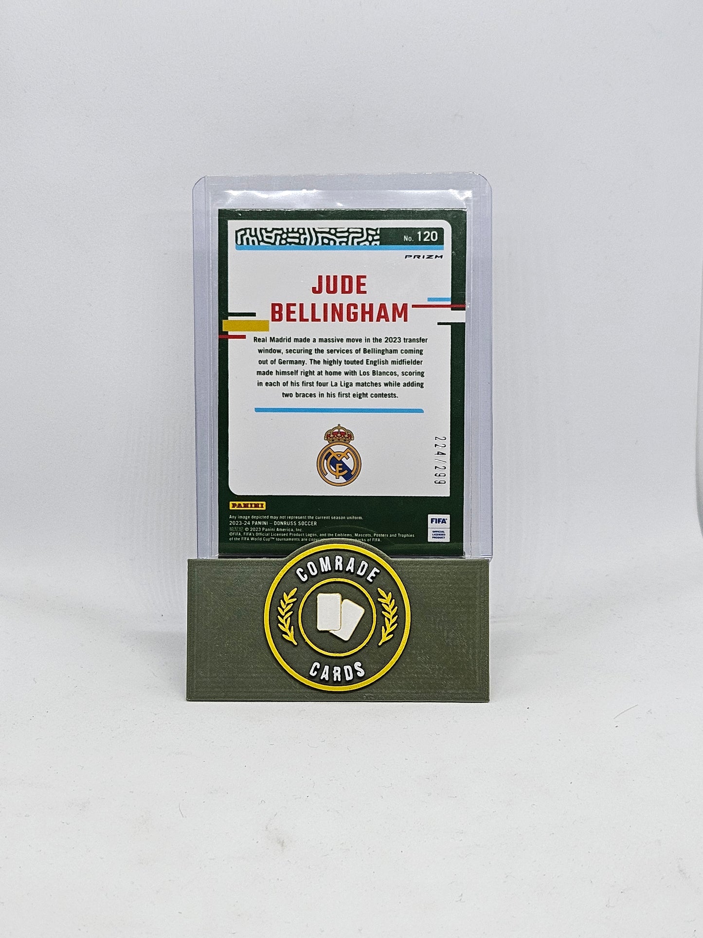 Jude Bellingham (Real Madrid) 224/299 Donruss Soccer 2023-2024