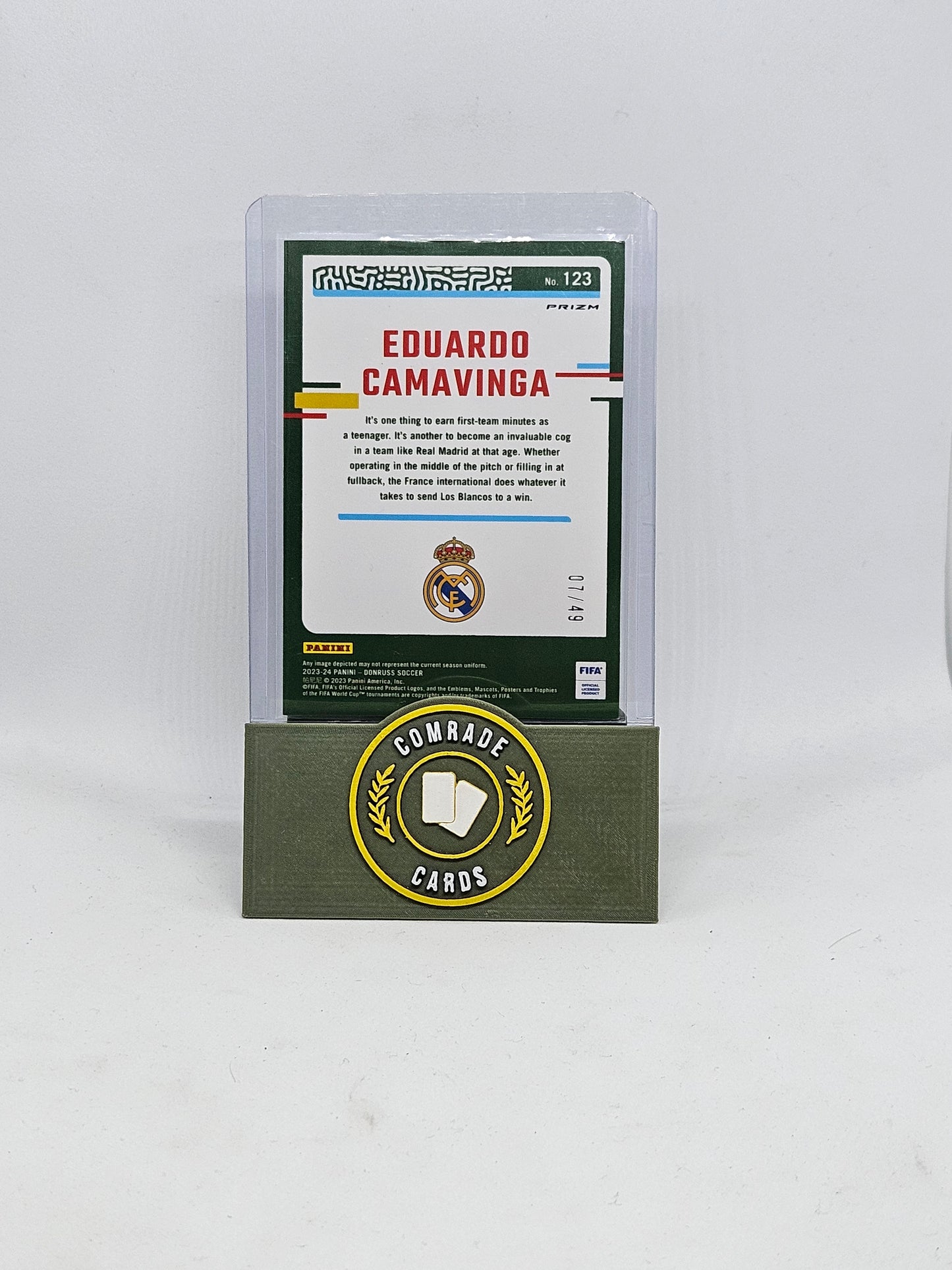 Edouardo Camavinga (Real Madrid) 07/49 Donruss Soccer 2023-2024