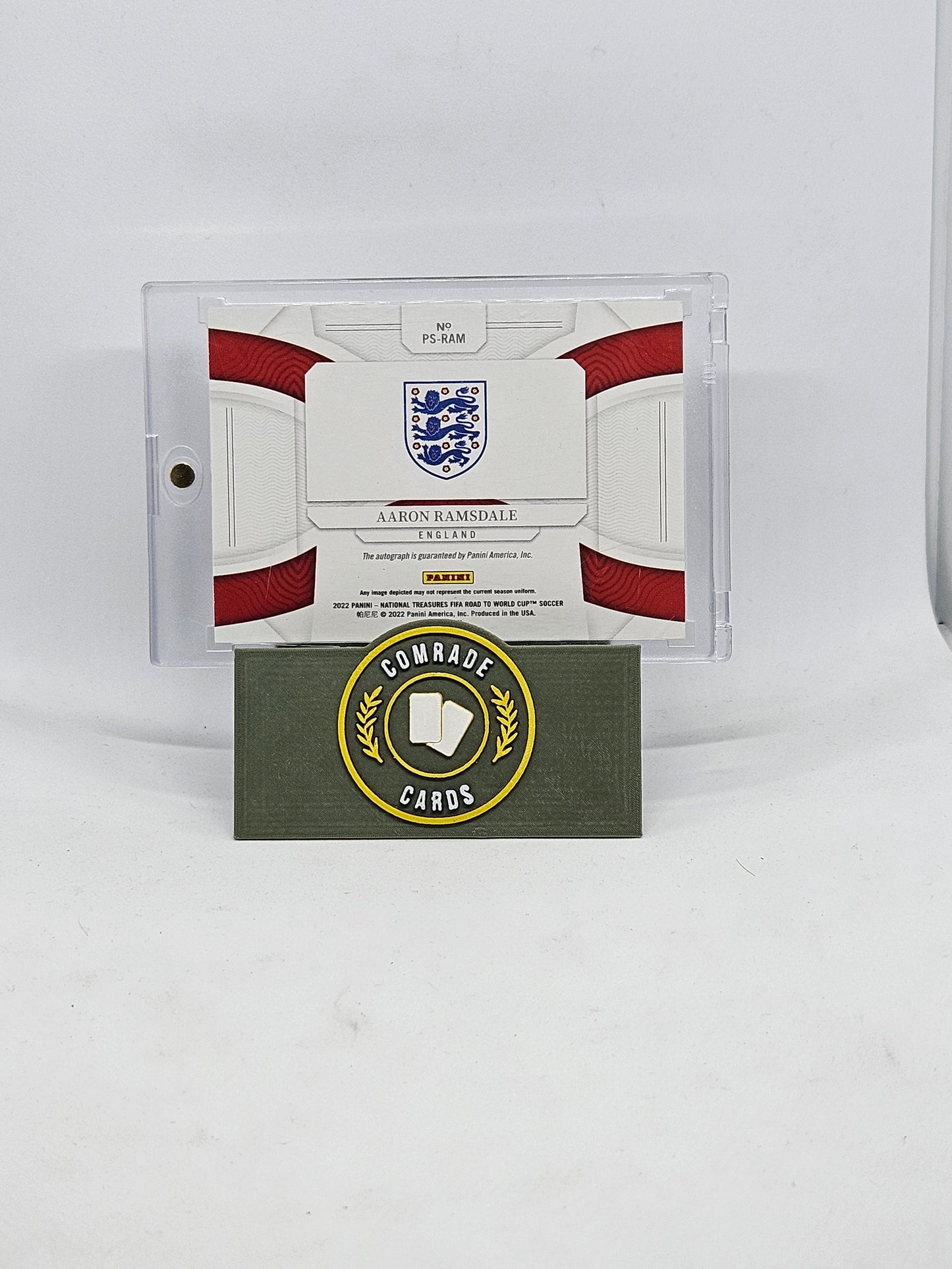 Aaron Ramsdale (England) 23/99 Autographed Card National Treasures 2022