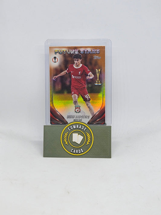 Stefan Bajcetic (Liverpool) 13/25 Topps UCC 2023-2024