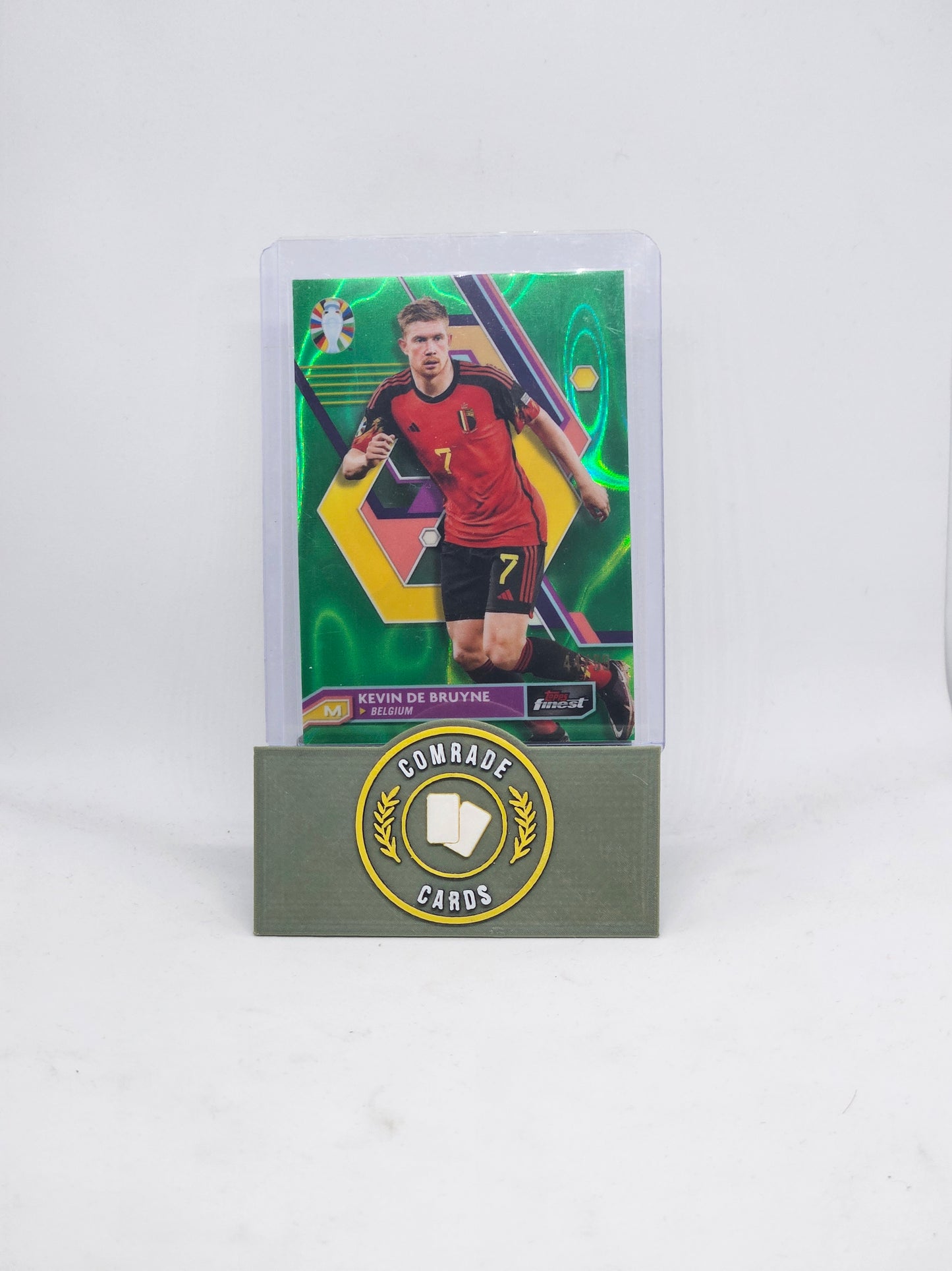 Kevin De Bruyne (Belgium) 44/99 Topps Finest Euro 2024