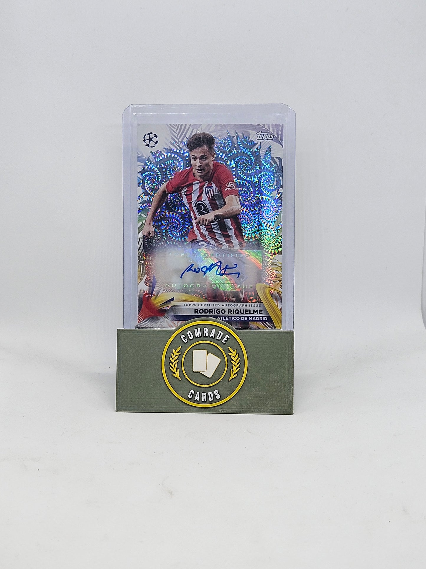 Rodrigo Riquelme (Athletico Madrid) Autographed Card Topps Carnaval 2023-2024