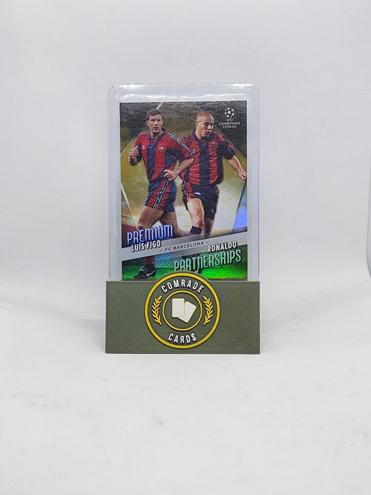 Luis Figo & Ronaldo R9 15/50 Topps UCC 2022-2023