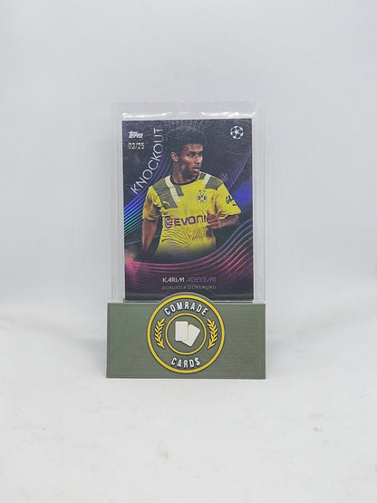 Karim Adeyemi (Dortmund) 03/25 Topps Knockout 2022-2023