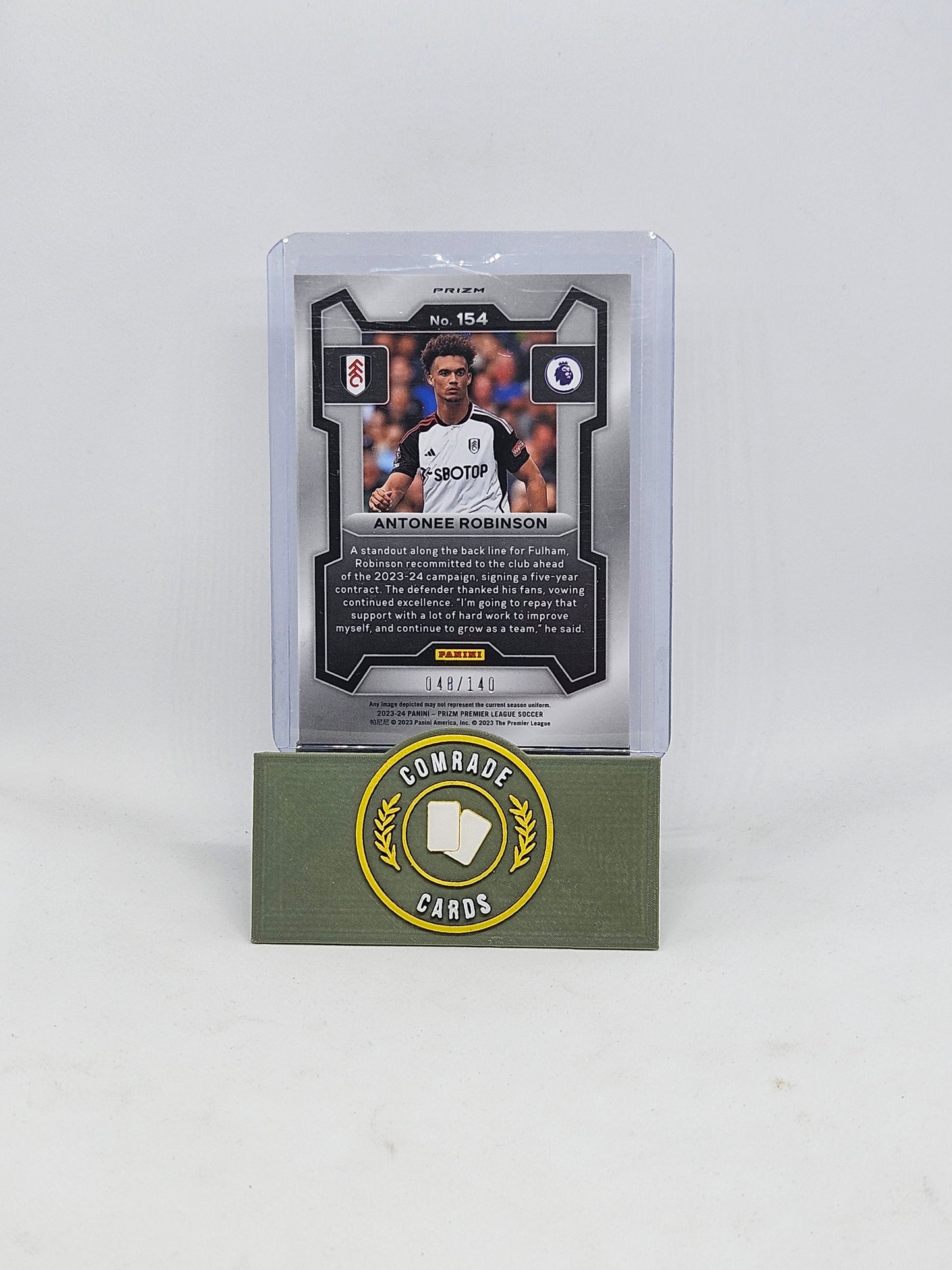 Antonee Robinson (Fulham) 048/140 Prizm Premier League 2023-2024