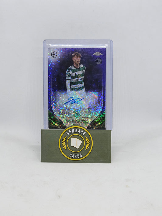 Odin Thiago Holm (Celtic) 032/299 Autographed Card Topps Chrome 2023-2024