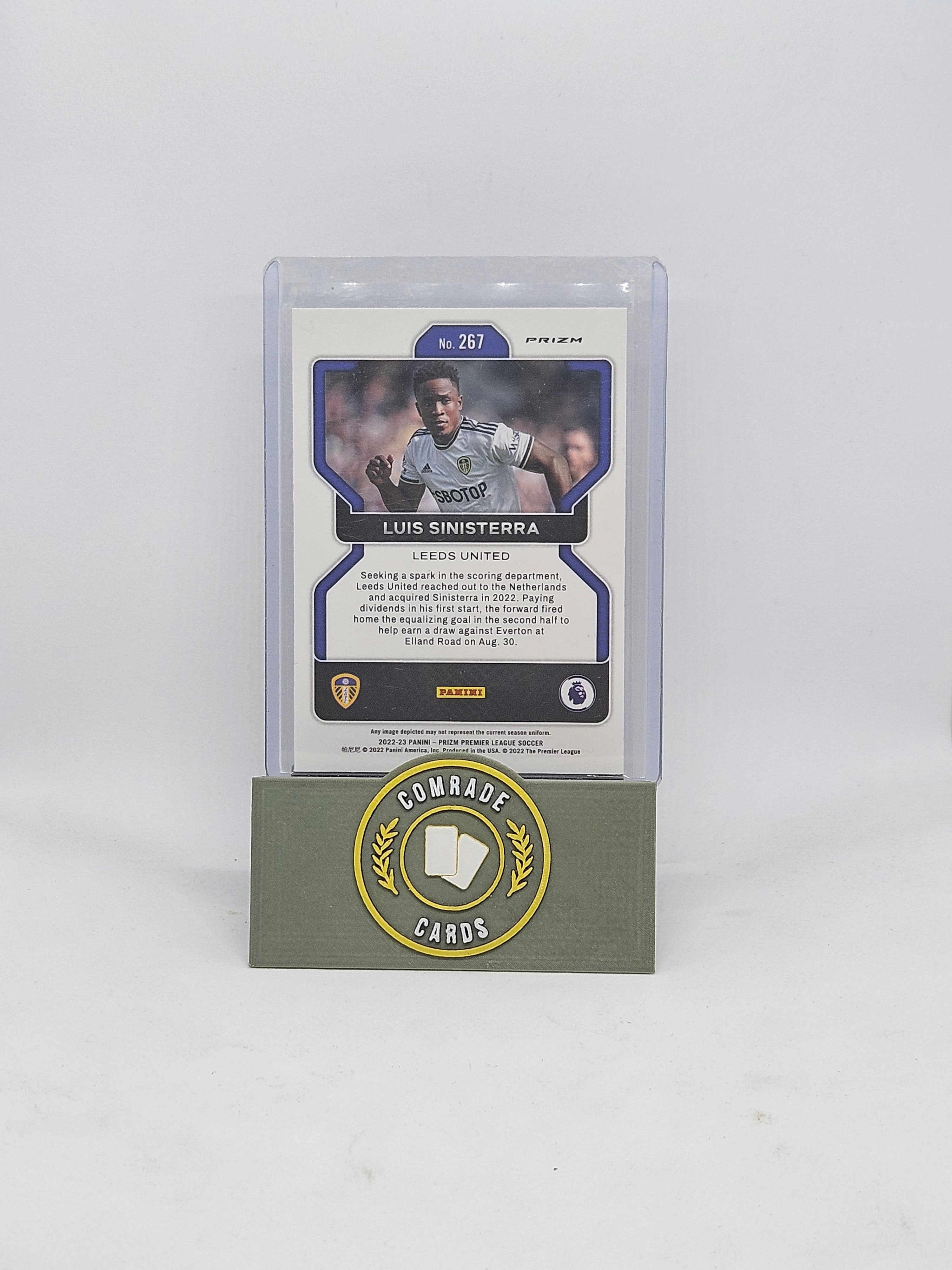 Luis Sinisterra (Leeds) Tiger SSP Parallel Prizm Premier League 2021-2022