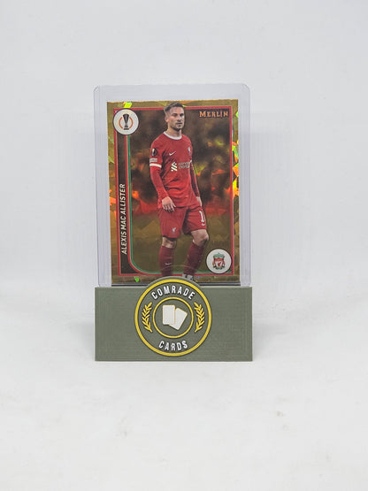 Alexis Mac Allister (Liverpool) 50/50 Topps Merlin Chrome 2023-2024