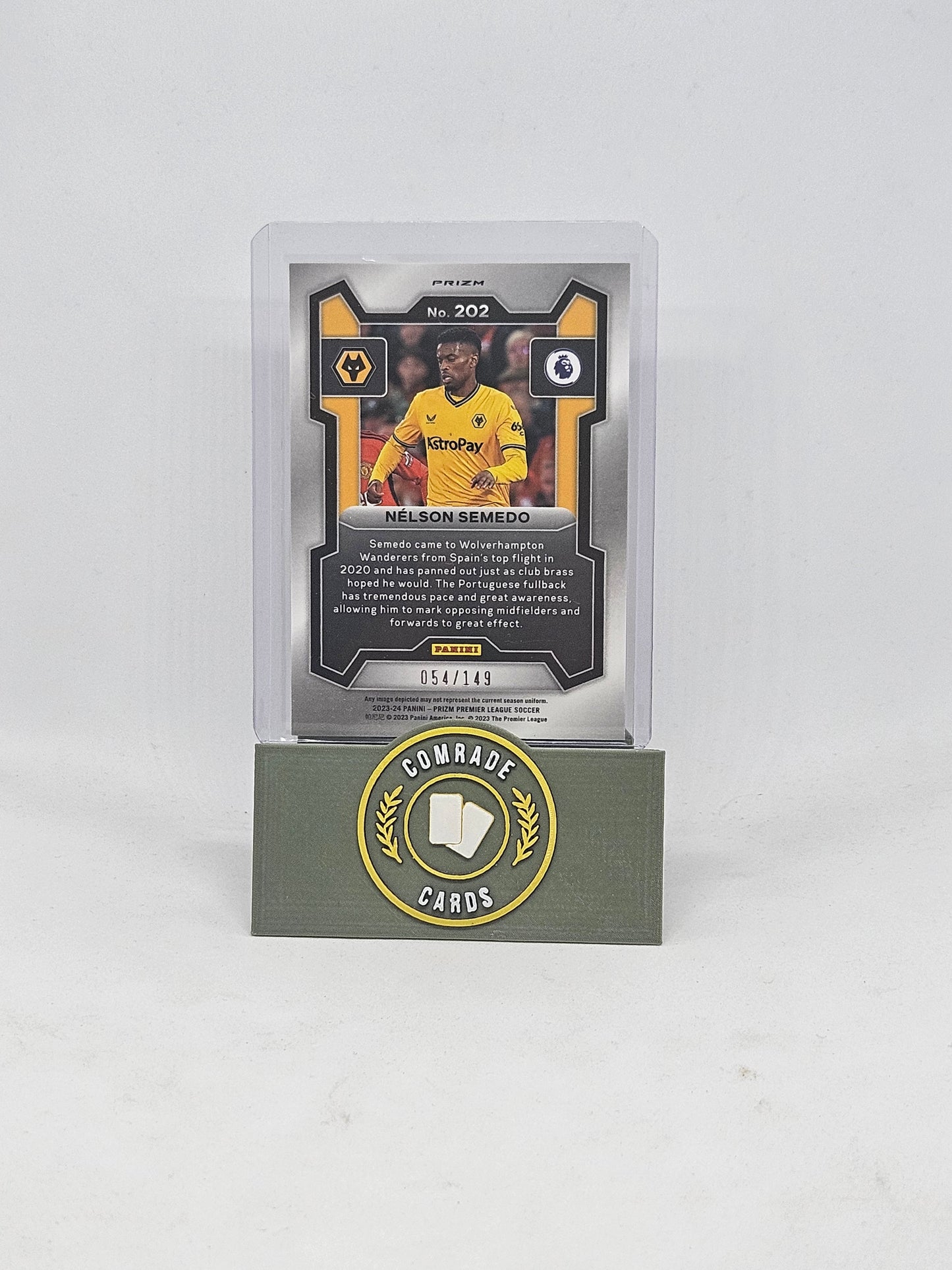 Nelson Semedo (Wolves) 054/149 Prizm Premier League 2023-2024