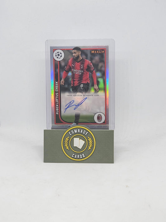 Ruben Loftus-Cheek (AC Milan) Autographed Card Merlin Chrome 2023-2024