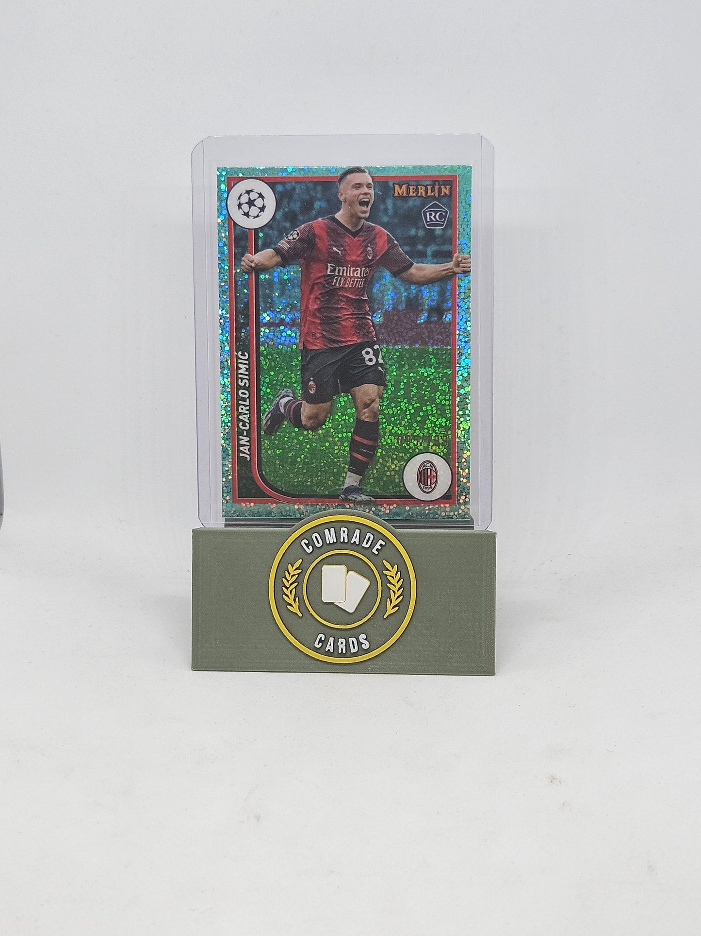 Jan-Carlo Simic (AC Milan) 095/199 Topps Merlin Chrome 2023-2024