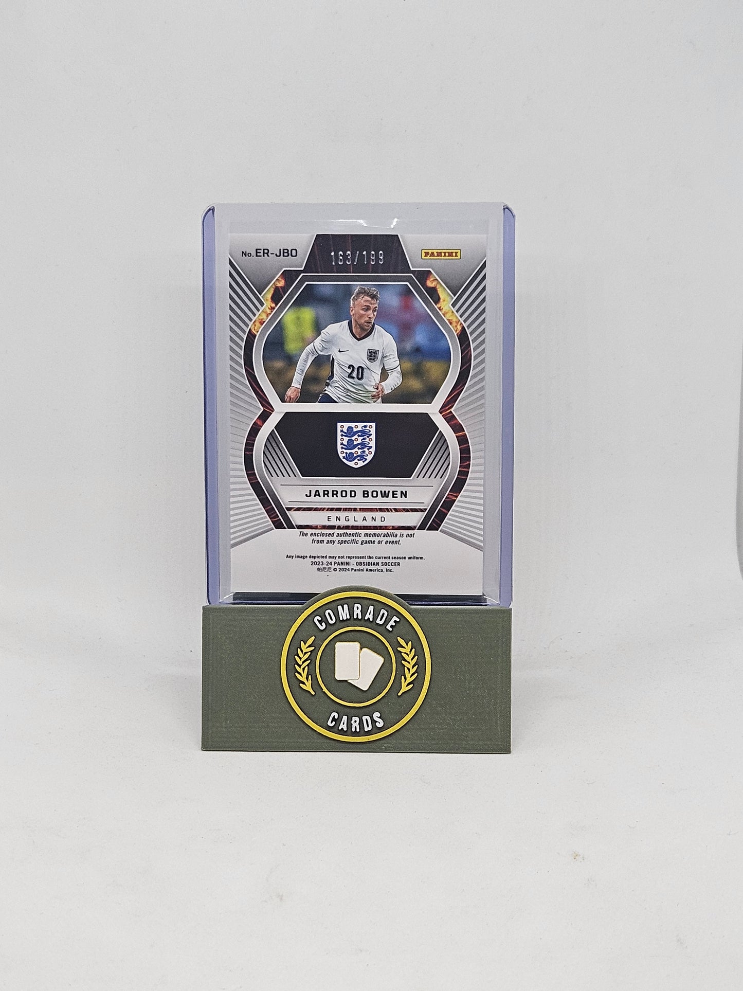 Jarrod Bowen (England) 163/199 Patch Obsidian 2023-2024