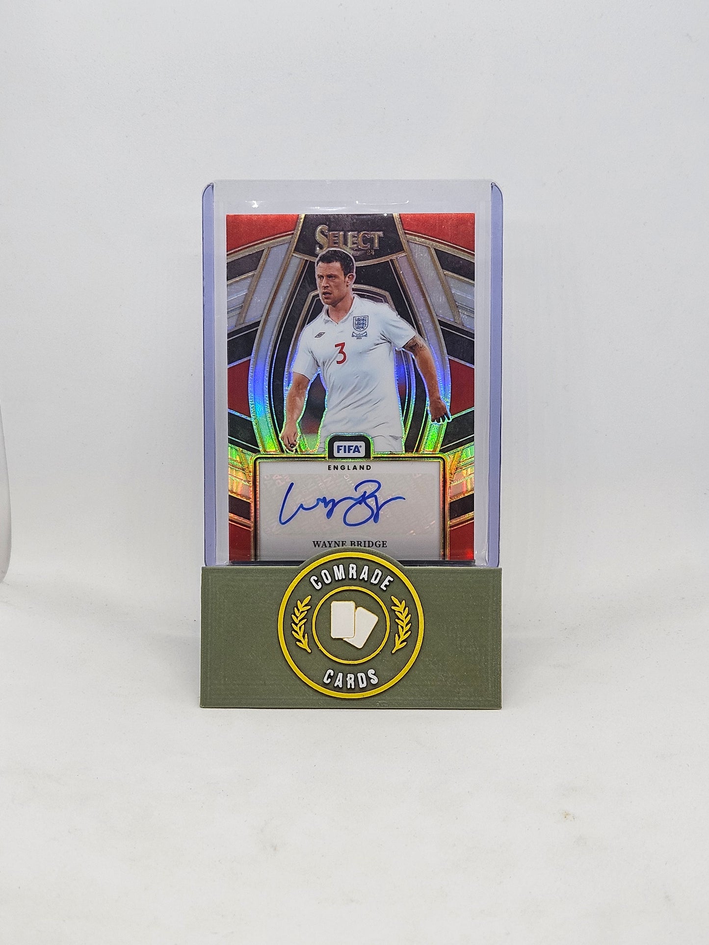 Wayne Bridge (England) Autographed Card Select Fifa 2023-2024