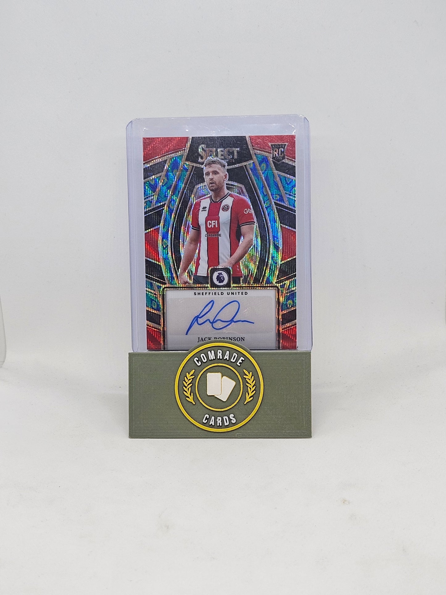 Jack Robinson (Sheffield United)  Peacock Autographed Card Select 2023-2024