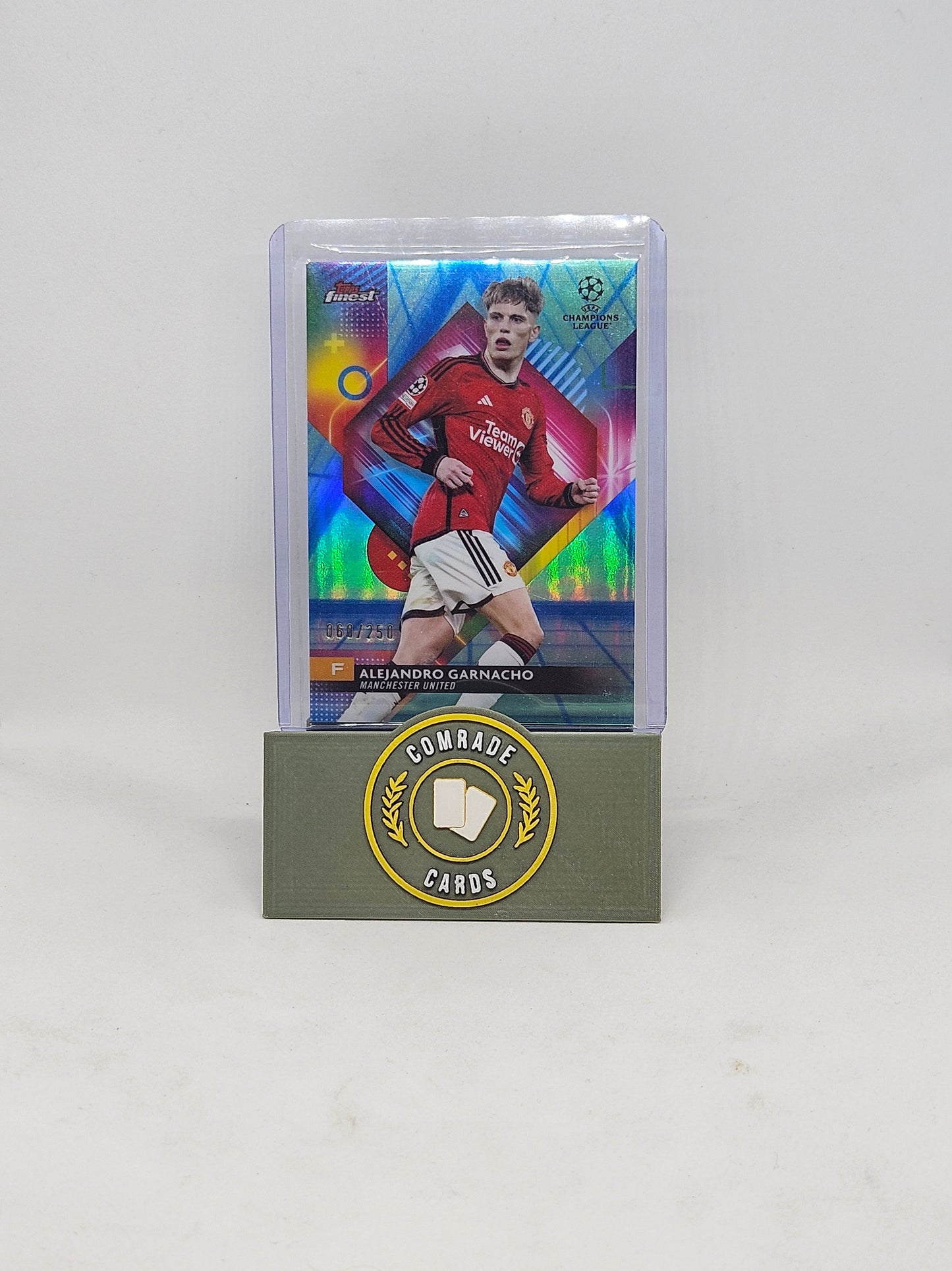 Alejandro Garnacho (Man United) 060/250 Topps Finest 2023-2024