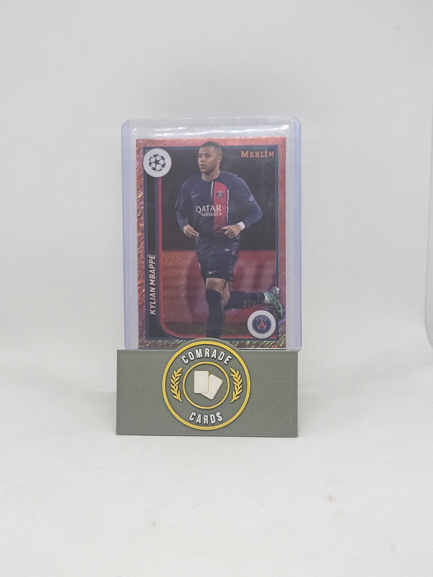 Kylian Mbappe (PSG) 270/299 Topps Merlin Chrome 2023-2024