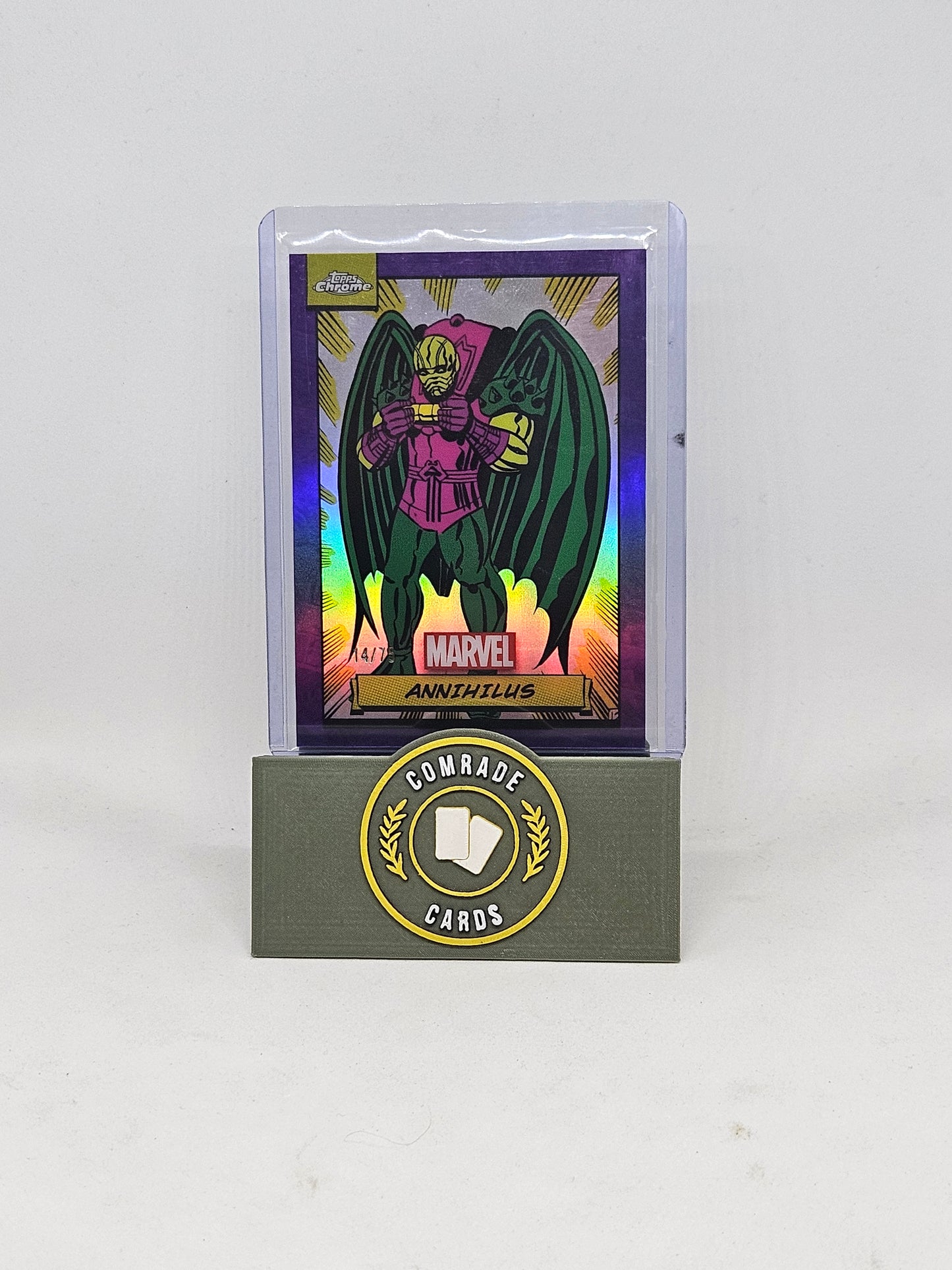 Annihilus 14/75 Topps Chrome Marvel 2024