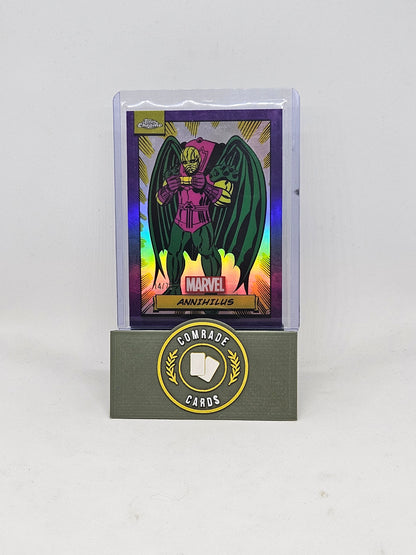 Annihilus 14/75 Topps Chrome Marvel 2024