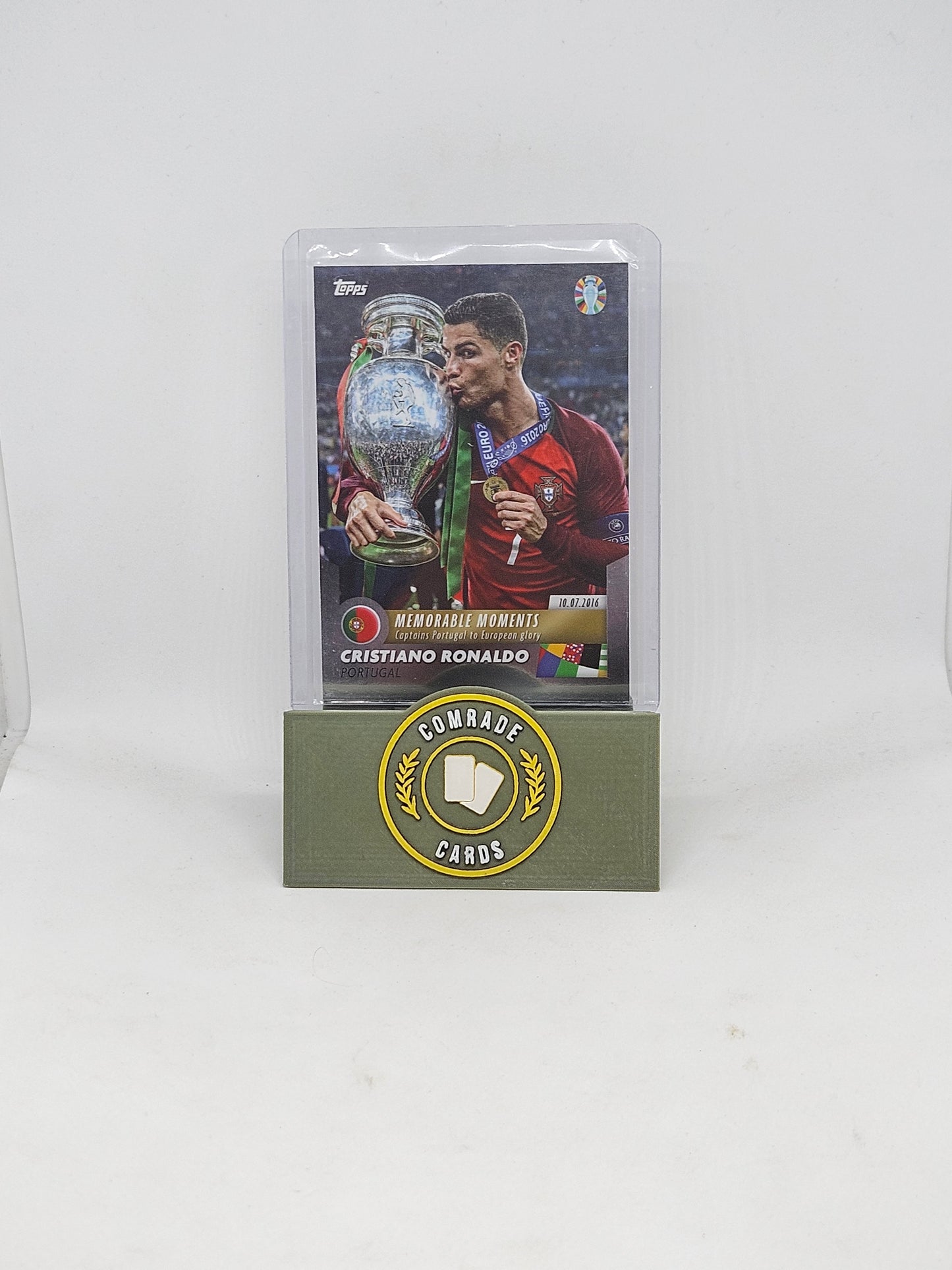 Cristiano Ronaldo (Portugal) Memorable Moments Base Topps Euro 2024