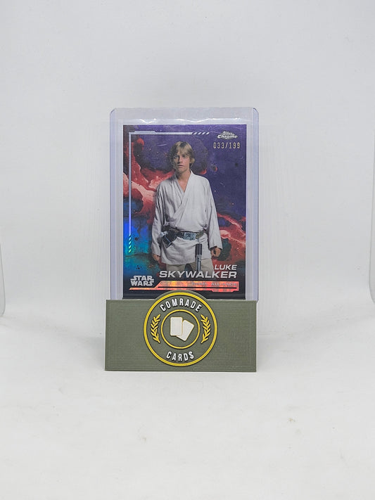 Luke Skywalker 033/199 Topps Chrome Star Wars 2024