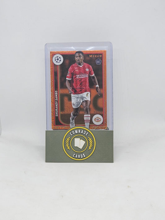 Shurandy Sambo (PSV) 03/25 Topps Merlin Chrome 2023-2024