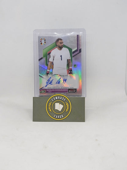 Gianluigi Donnarumma (Italy) Autographed Card Topps Finest Euro 2024