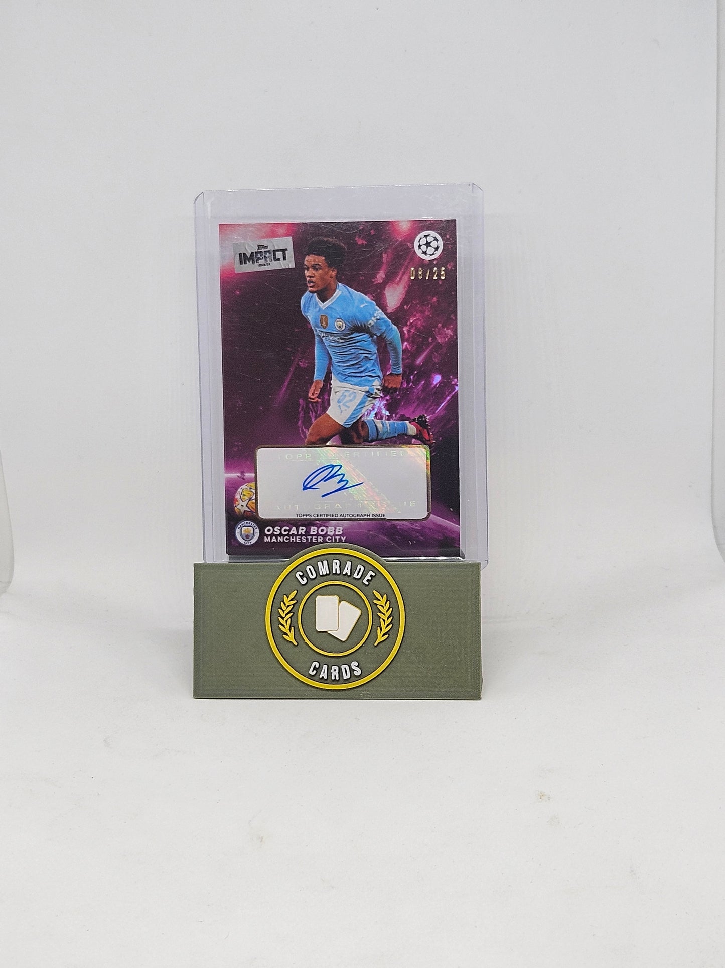 Oscar Bobb (Man City) 08/25 Topps Impact 2023-2024