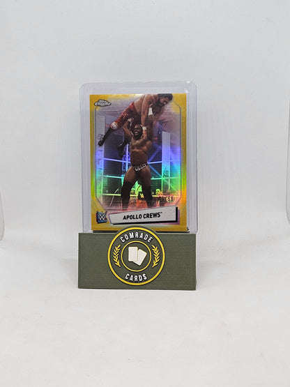 Apollo Crews 09/50 Topps Chrome WWE 2021