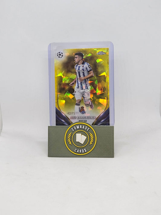 Ander Barrenetxea (Real Sociedad) 42/75 Topps Chrome Sapphire 2023-2024