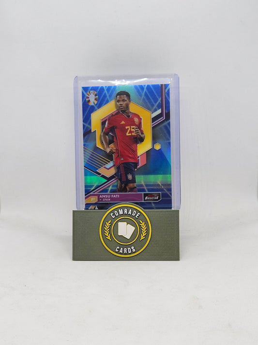 Ansu Fati (Spain) 118/250 Topps Finest Euro 2024