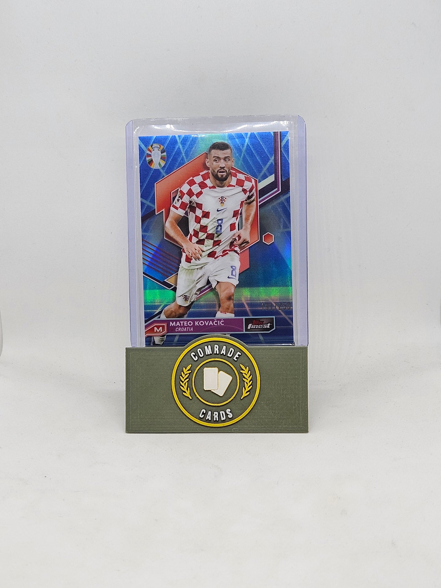 Mateo Kovacic (Croatia) 191/250 Topps Finest Euro 2024
