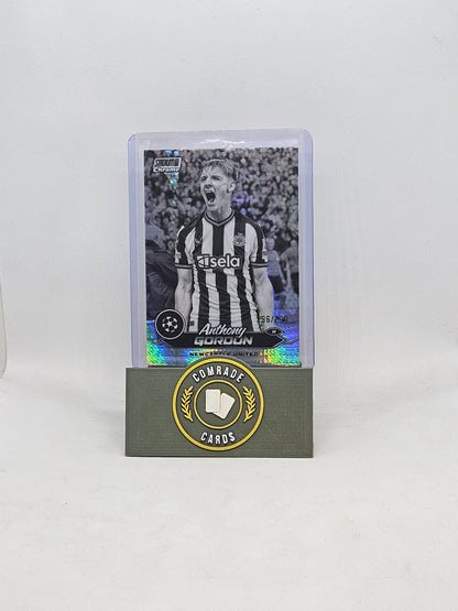 Anthony Gordon (Newcastle) 296/299 Topps Stadium Club Chrome 2023-2024