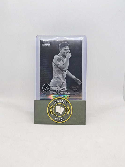 Julian Alvarez (Man City) 292/299 Topps Stadium Club Chrome 2023-2024