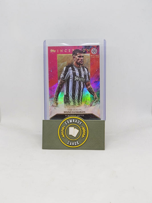 Bruno Guimaraes (Newcastle) 71/75 Topps Inception 2023-2024