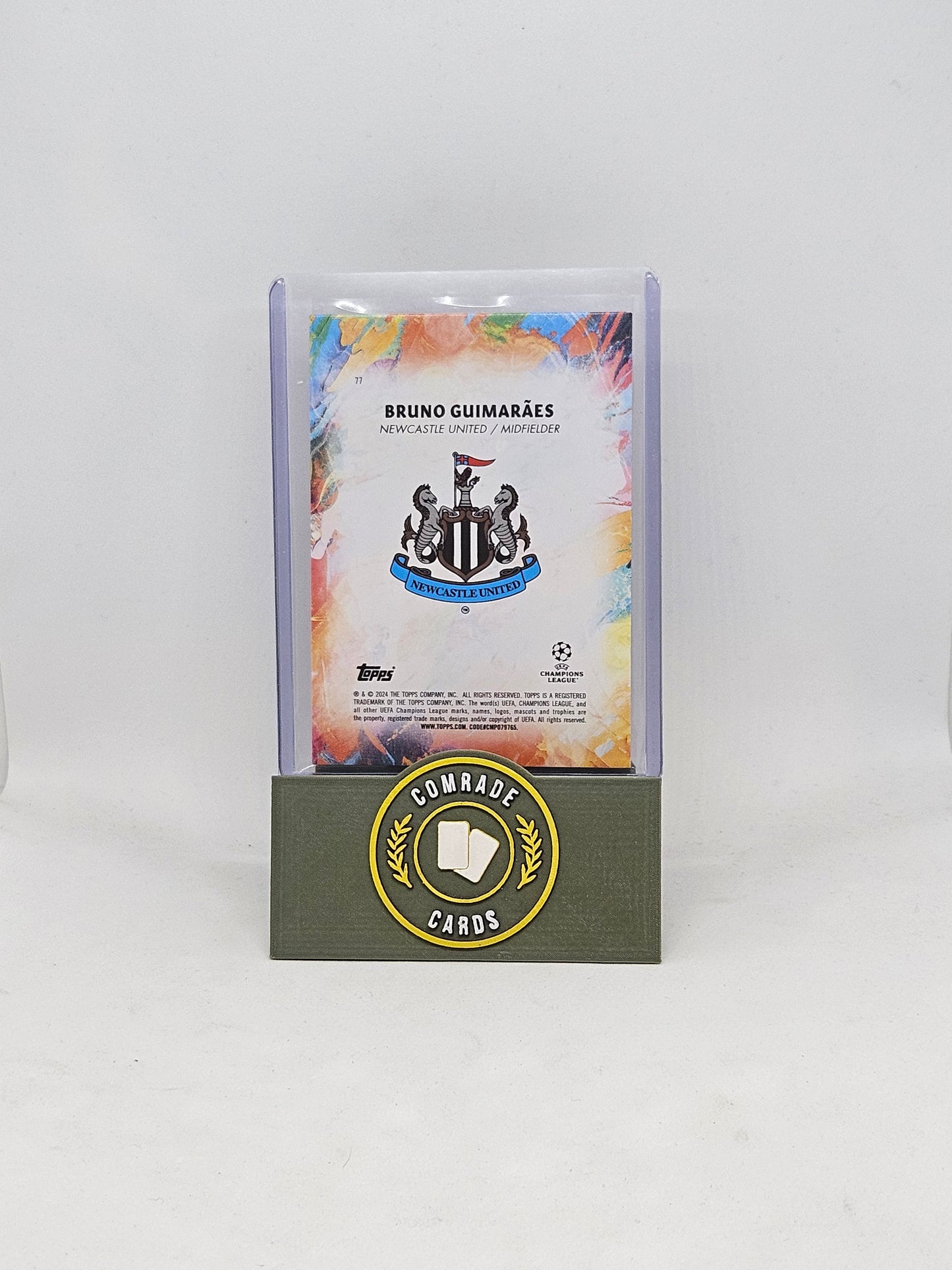 Bruno Guimaraes (Newcastle) 71/75 Topps Inception 2023-2024