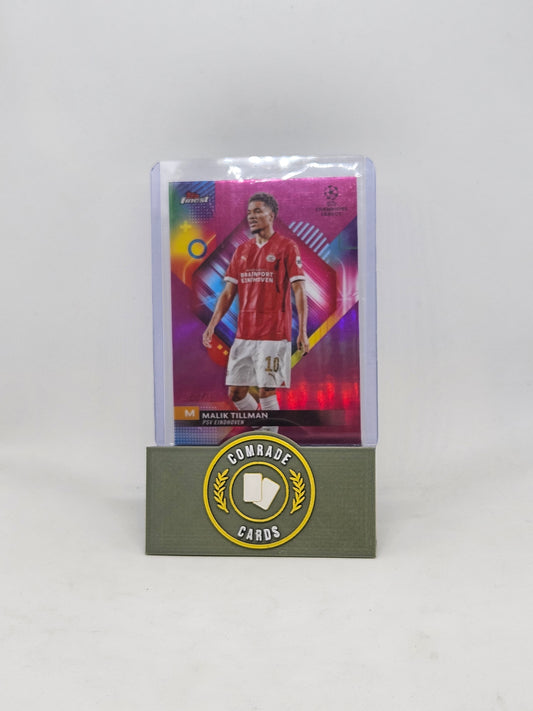 Malik Tillman (PSV) 44/75 Topps Finest 2023-2024