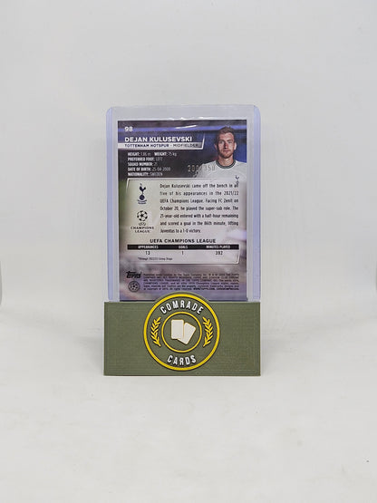 Dejan Kulusevski (Tottenham) 200/350 Topps Stadium Club Chrome 2022-2023