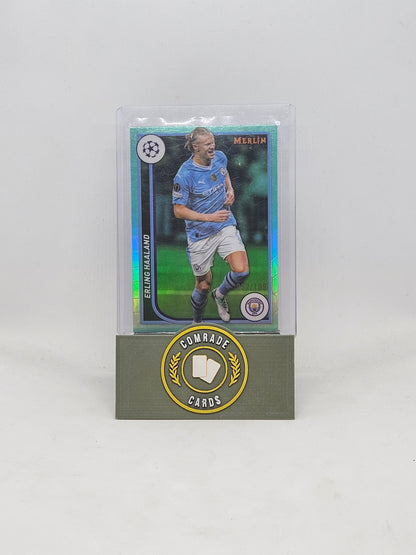 Erling Haaland (Man City) 032/199 Topps Merlin Chrome 2023-2024