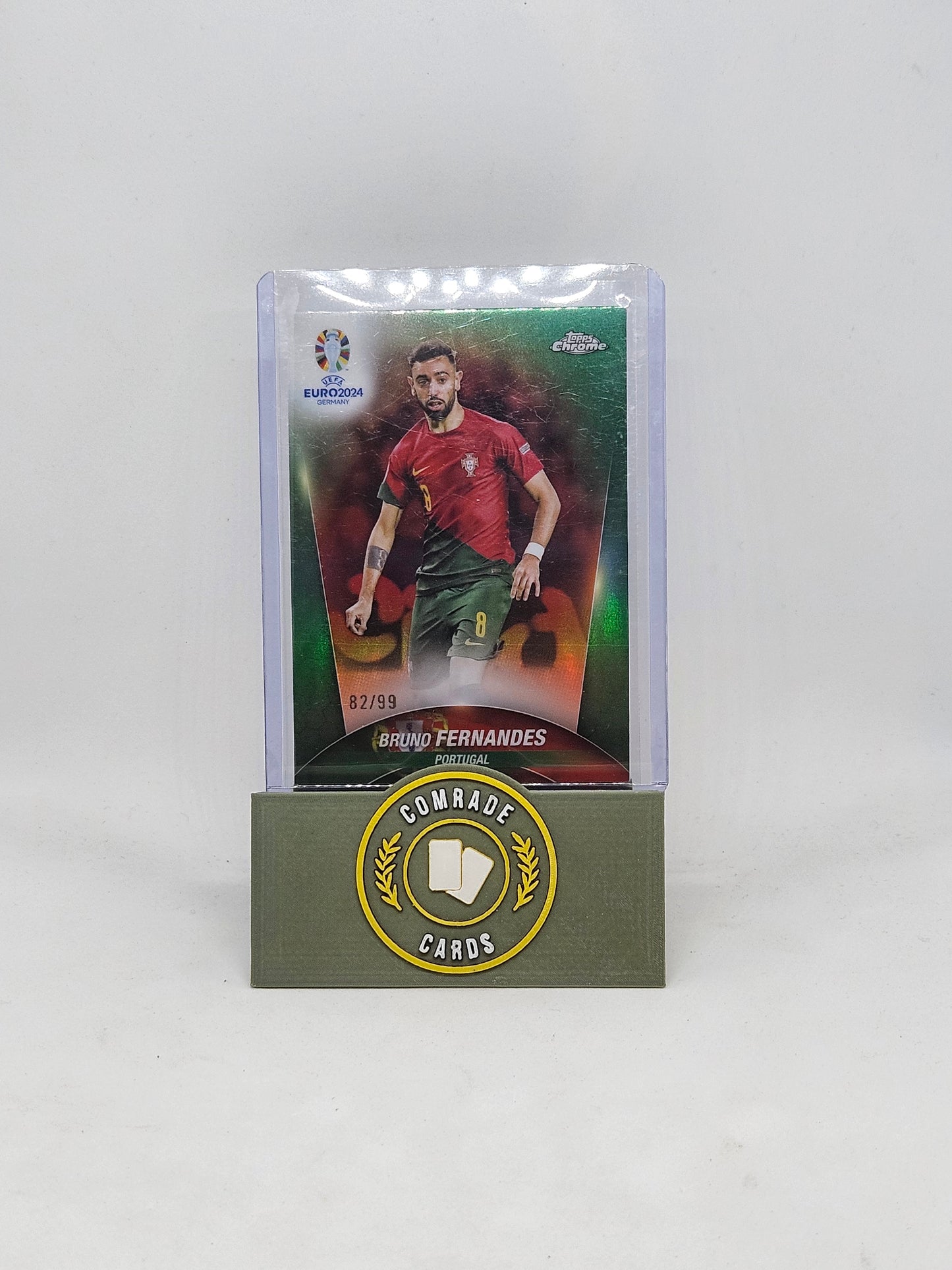 Bruno Fernandes (Portugal) 82/99 Topps Chrome Euro 2024