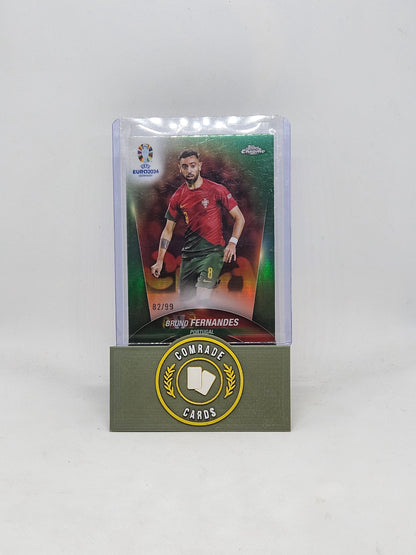 Bruno Fernandes (Portugal) 82/99 Topps Chrome Euro 2024
