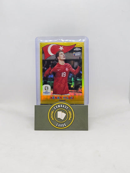 Kenan Yildiz (Turkey) 052/125 Topps Chrome Euro 2024