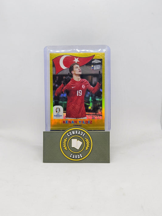 Kenan Yildiz (Turkey) 052/125 Topps Chrome Euro 2024