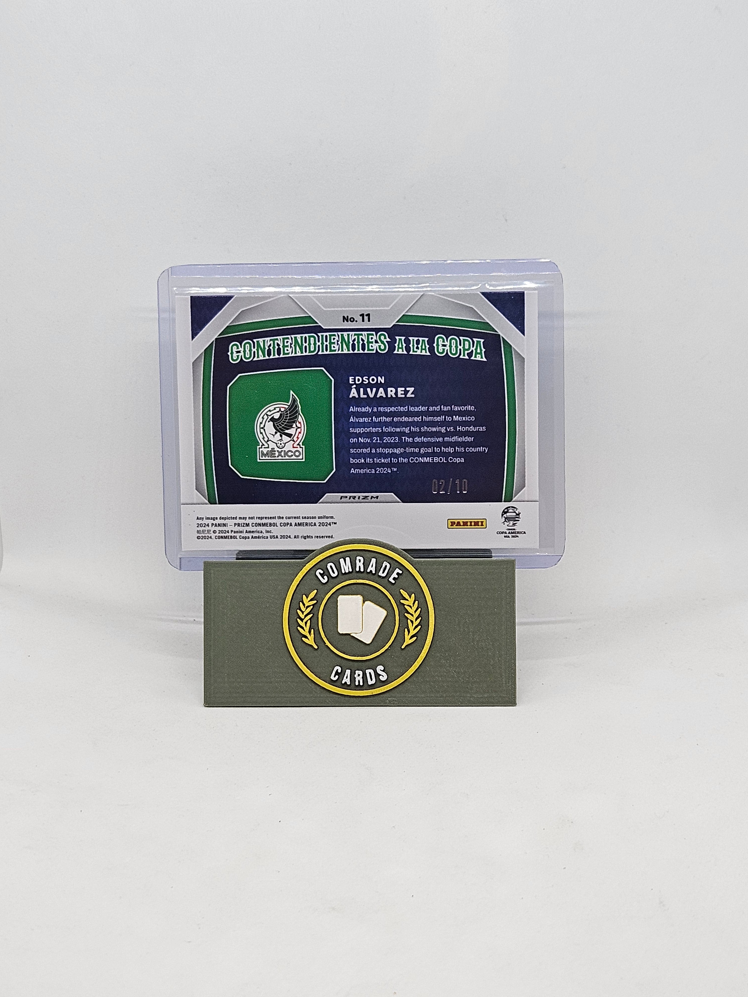 Edson Alvarez (Mexico) 02/10 Prizm Copa America 2024