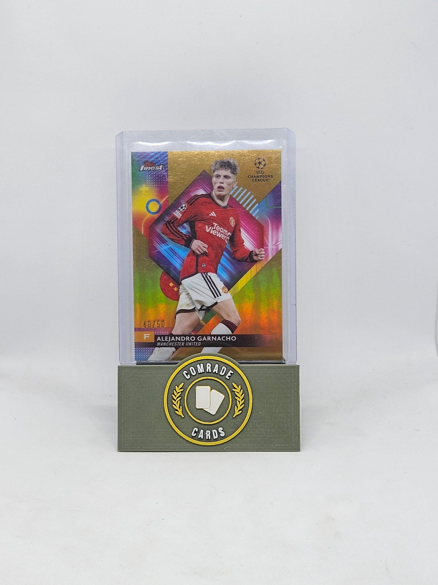 Alejandro Garnacho (Man United) 48/50 Topps Finest 2023-2024
