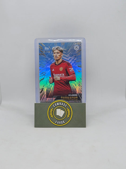 Alejandro Garnacho (Man United) 30/49 Topps Gold 2023-2024