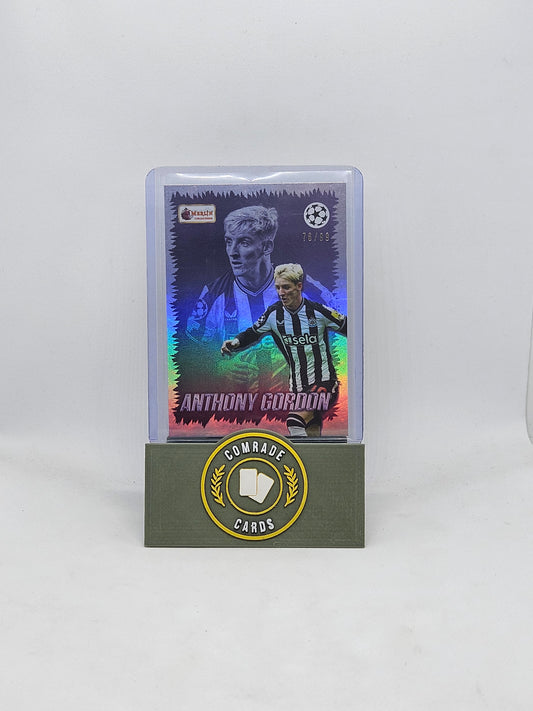 Anthony Gordon (Newcastle) 76/99 Topps Merlin Heritage 2022-2023