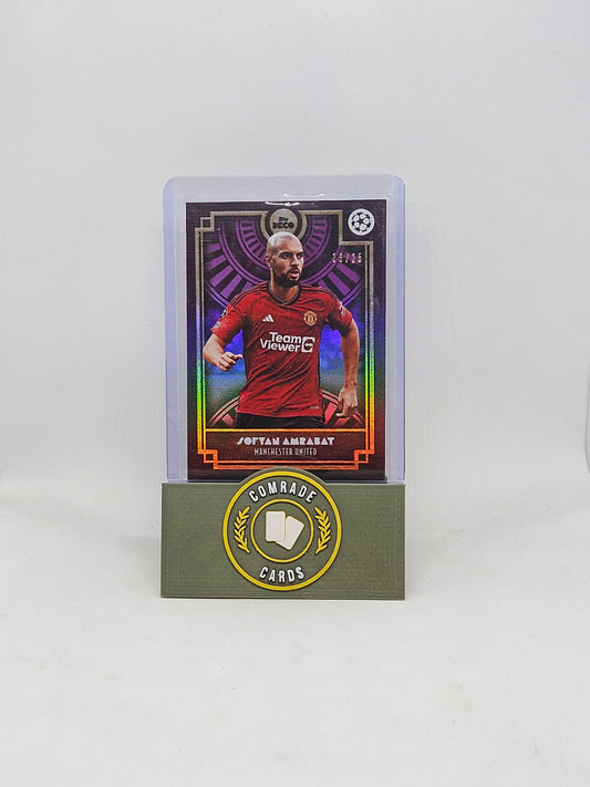 Sofyan Amrabat (Man United) 16/25 Topps Deco 2023-2024