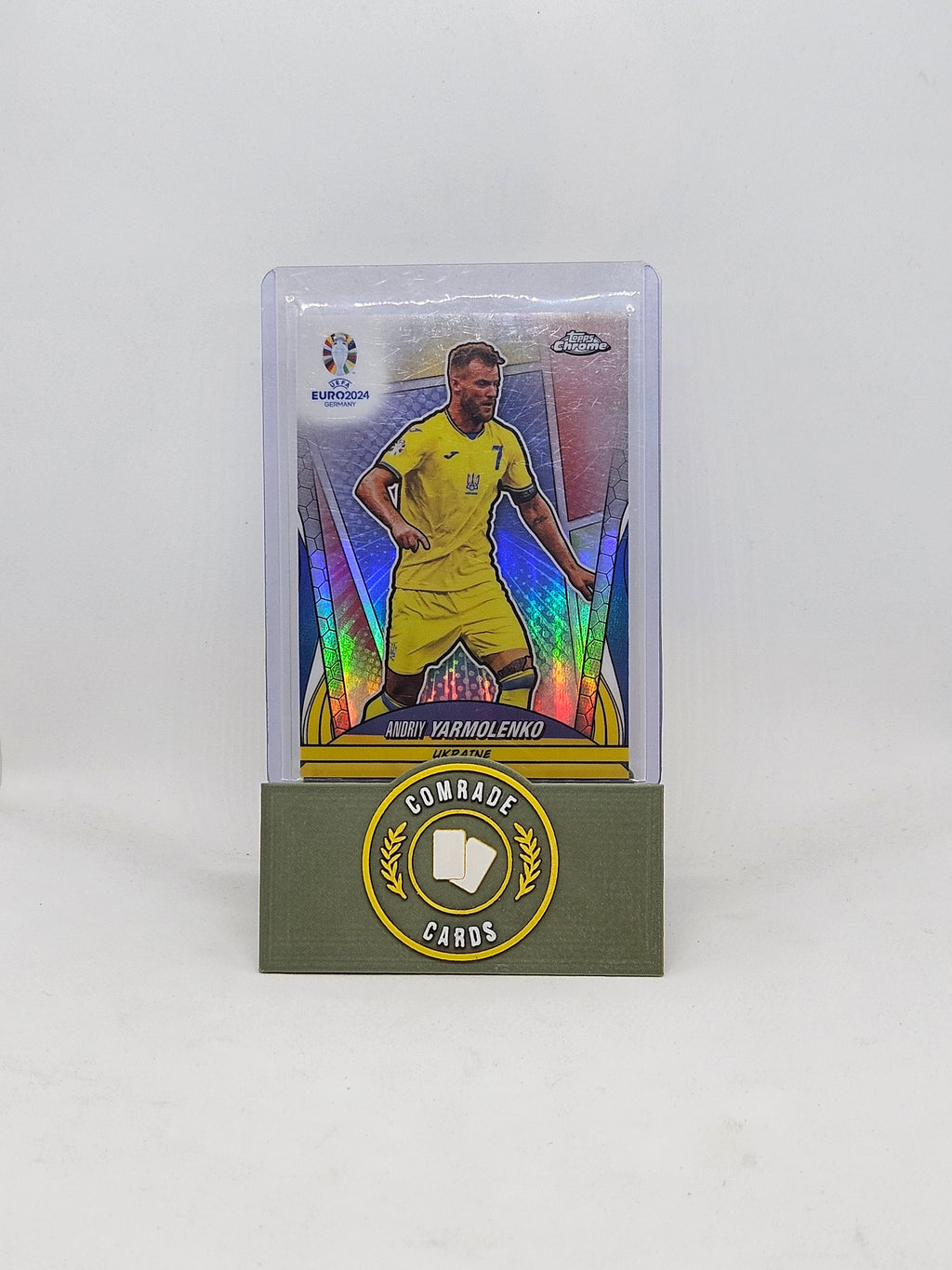 Andriy Yarmolenko (Ukraine) Hero Variation SP Topps Chrome Euro 2024