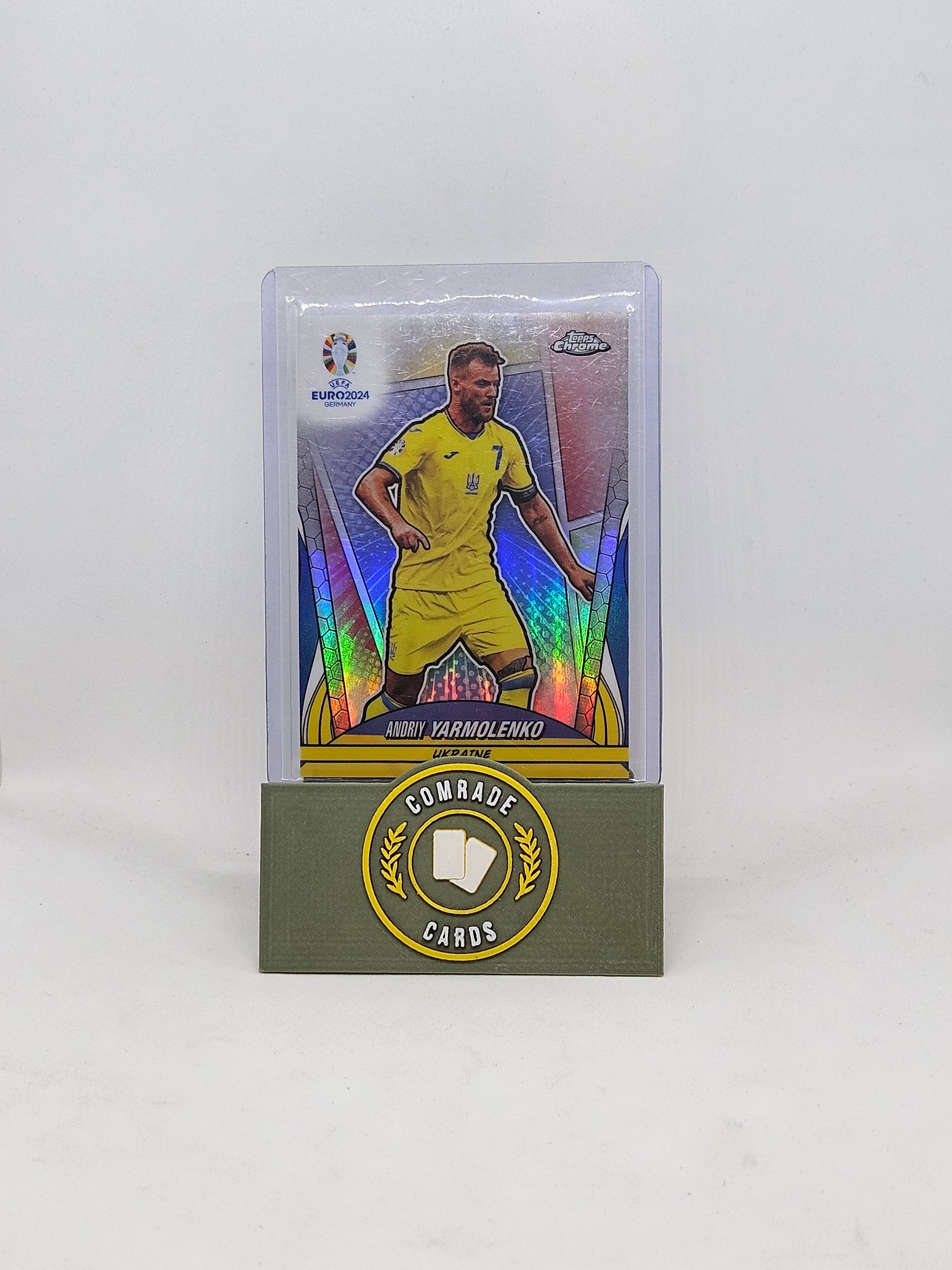 Andriy Yarmolenko (Ukraine) Hero Variation SP Topps Chrome Euro 2024