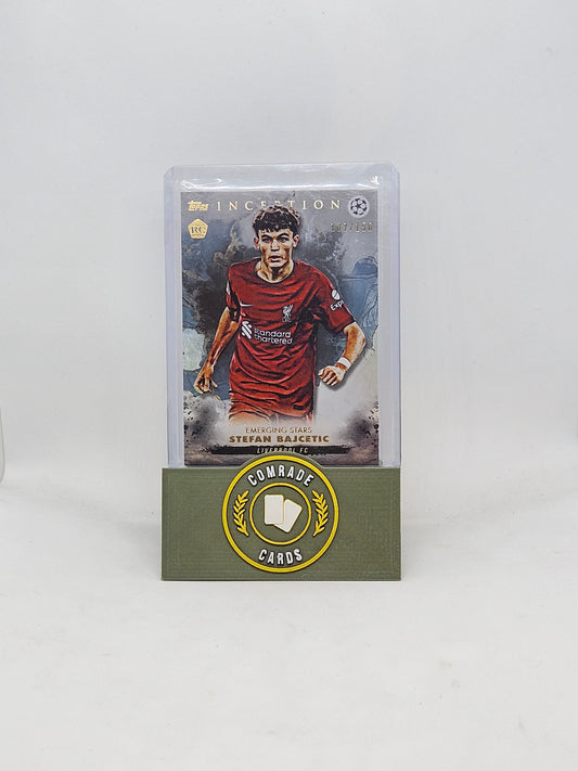 Stefan Bajcetic (Liverpool) 107/150 Topps Inception 2022-2023